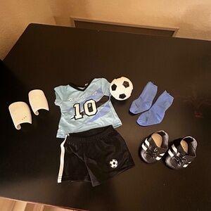 American Girl Soccer Outfit. Like new